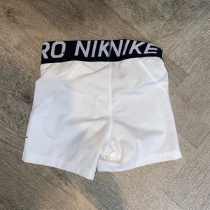 White Nike Pros